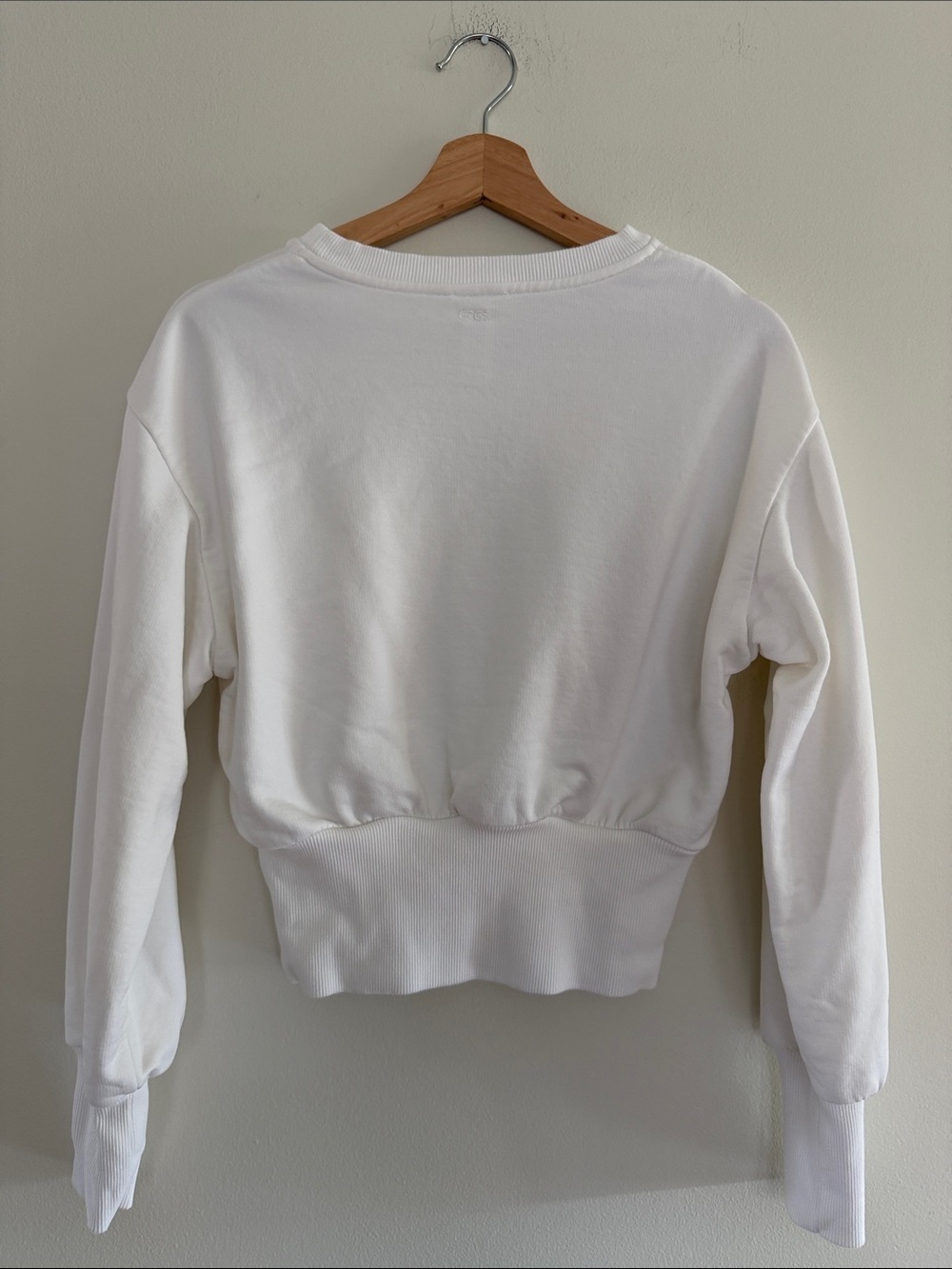 Eres Paris ISADORA White Crewneck Sweatshirt - Picture 5 of 12